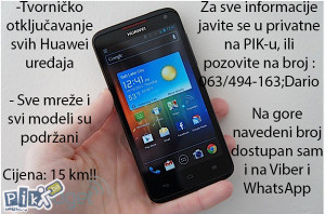 Otključavanje mobitela huawei y300