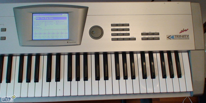 Korg Trinity plus  sa moss board
