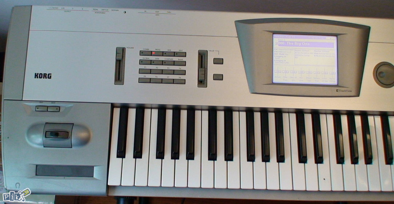 Korg Trinity plus  sa moss board