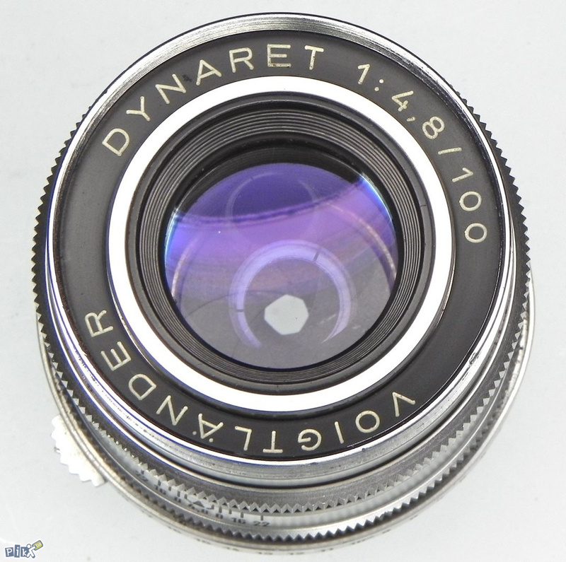 Objektiv  VOIGTLÄNDER  DYNARET 1:4,8/100