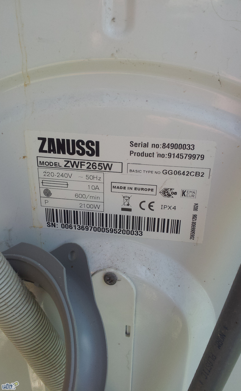 zanussi zwf265w