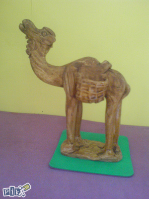 umjetnost skulptura, kamila / deva