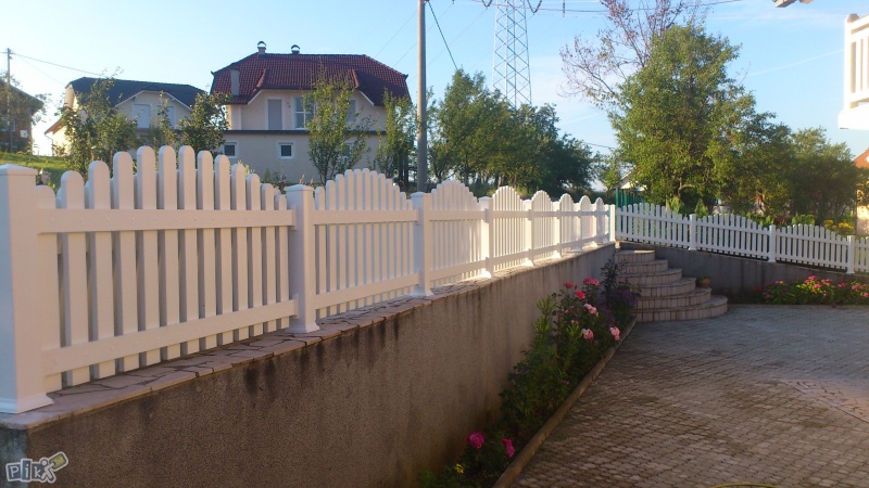 PVC (plastične) ograde dvorišne