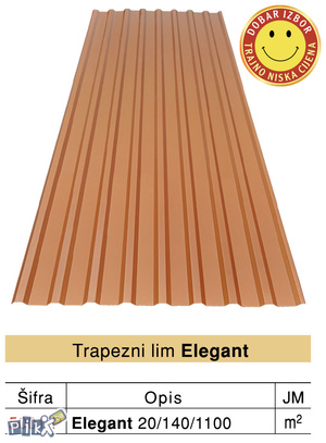 Trapezni lim ELEGANT 20/140/1100