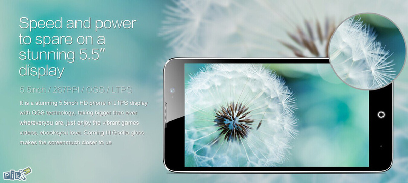 UMI C1,1.3GHZ Quad Core 5.5 Inch 1280*720, 16GB, 13MP