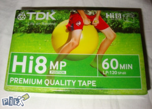 Video8 video kaseta 60min PREMIUM TDK,za Hi8 Digital8
