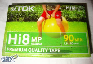 Video8 video kaseta 90min PREMIUM TDK,za Hi8 Digital8