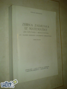 knjige, Mintaković: Zbirka zadataka iz matematike 1