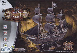 3D puzzle - Veliki piratski brod