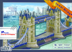 3D puzzle - London Tower Bridge