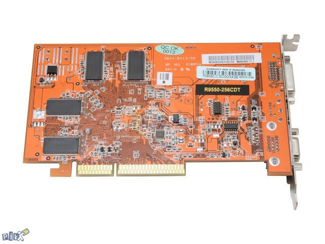 ABIT R9550-256CDT Radeon 9550 256MB 128-Bit DDR AGP