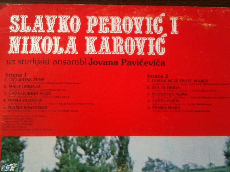 LP NIKOLA KAROVIĆ I SLAVKO PEROVIĆ