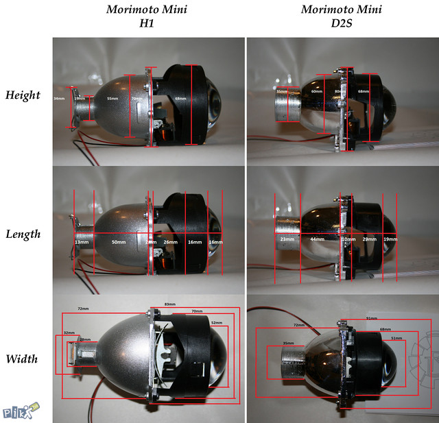 Morimoto Bi-Xenon Projektori H1 (dugo-kratko)
