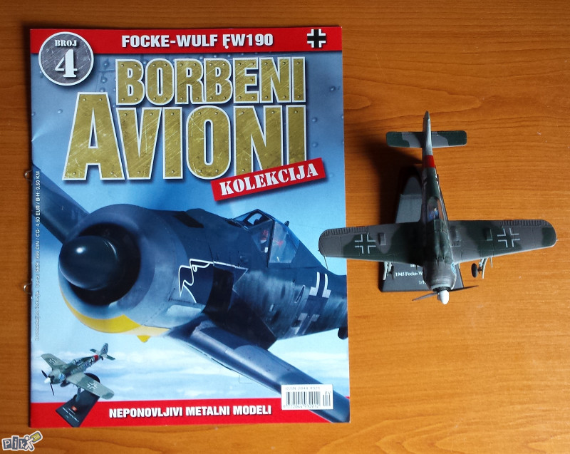 FOCKE WULF FW190 Metalni Borbeni Avioni Zrakoplovi Kolekcionarstvo 