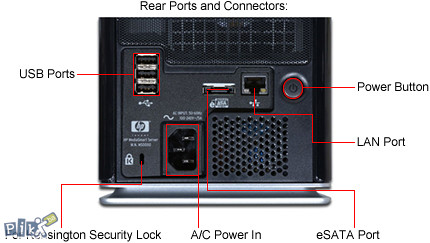 HP EX470 MediaSmart Server
