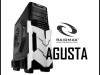 Kuciste Raidmax Agusta 606 Black/White, bigtower