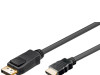 Kabal DisplayPort na HDMI Display port DP 1m (2630)