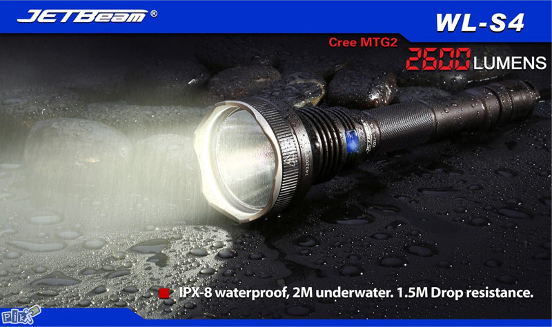 BATERIJA JETBeam WL-S4 Cree MT-G2 LED 18650 2600lm