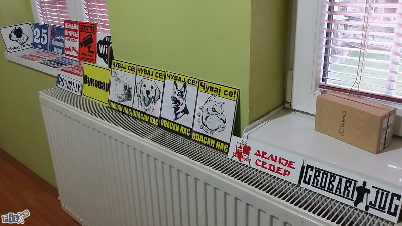 Pvc Table,znakovi obaveštenja,upozorenja