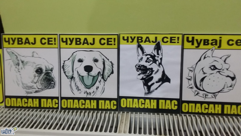 Pvc Table,znakovi obaveštenja,upozorenja