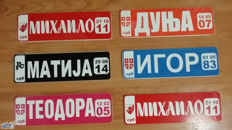 Pvc Table,znakovi obaveštenja,upozorenja