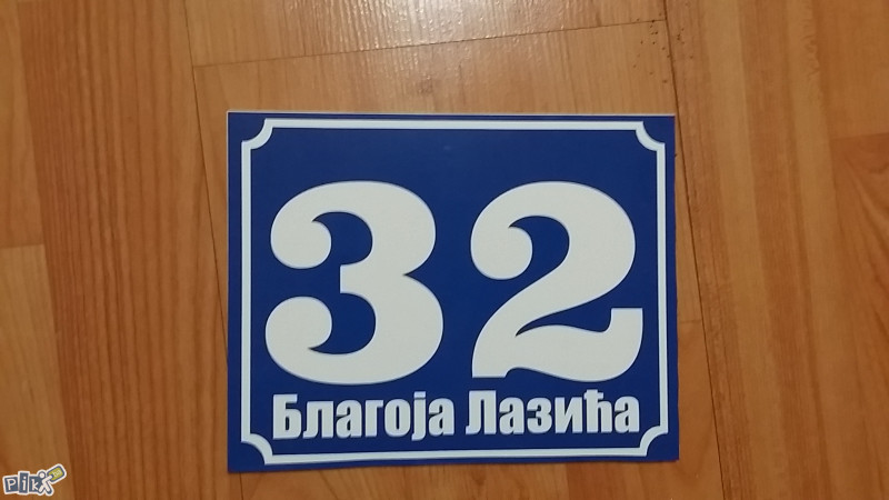 Pvc Table,znakovi obaveštenja,upozorenja