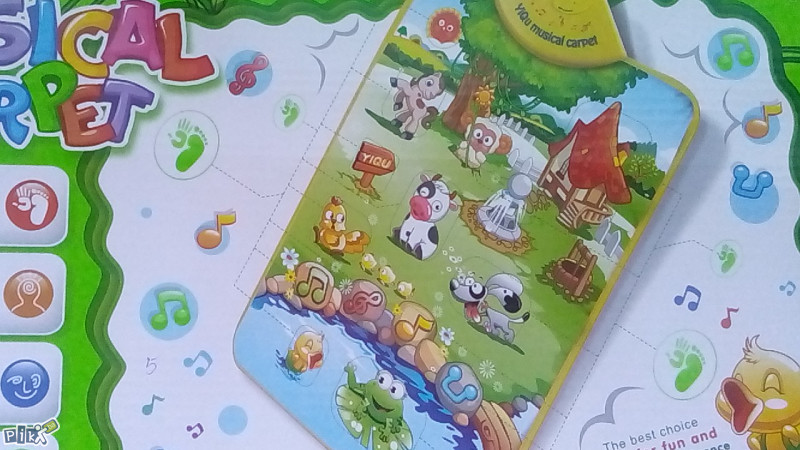 Baby tepih, muzičke igračke za igru bebe