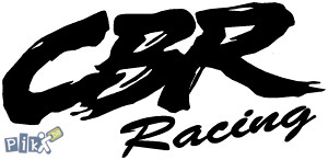 Auto naljepnica CBR RACING