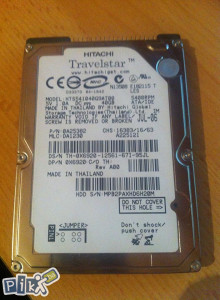 Hard disk laptop