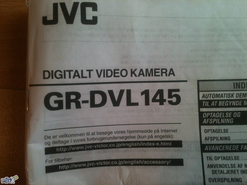 digitalna camera JVC mod GR-DVL 145 eg