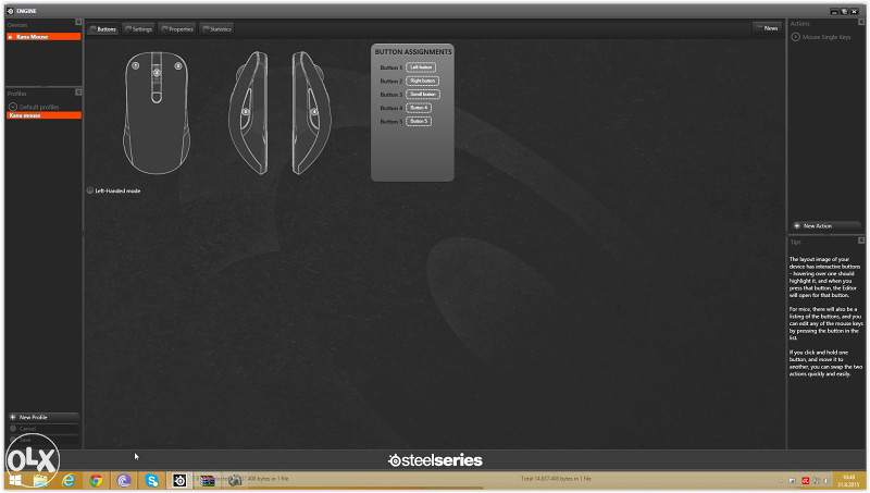 Steelseries Kana (I-Cafe edition) gamerski miš