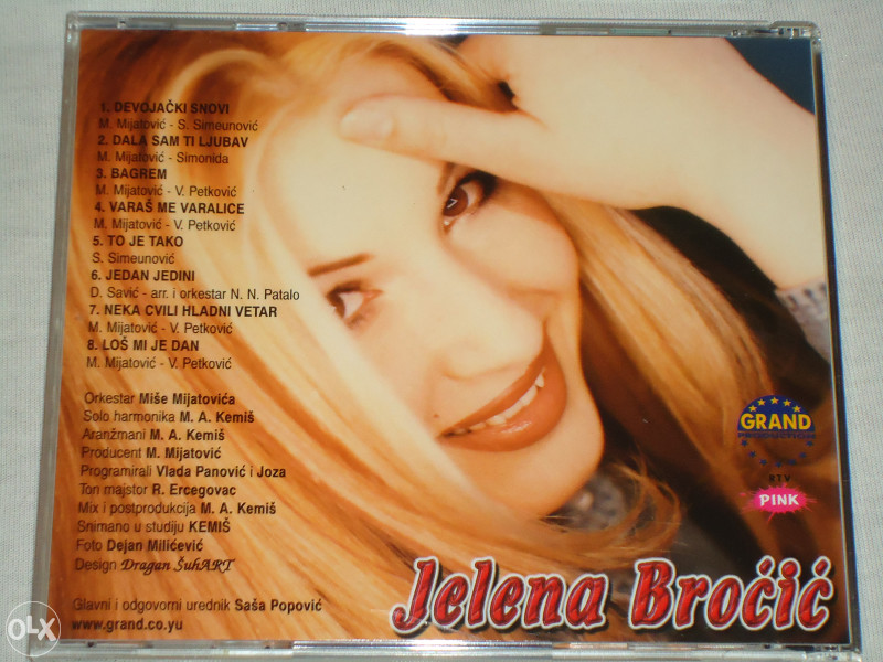 CD - Jelena Broćić - Devojački snovi