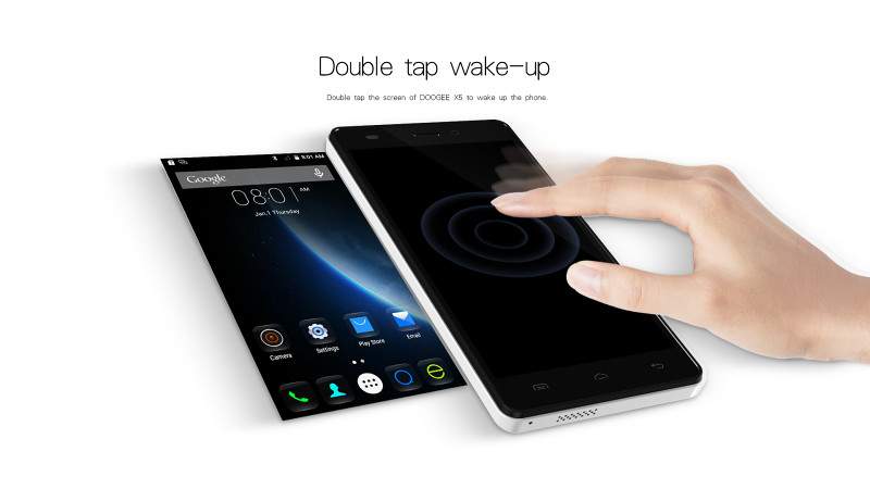 Doogee X5 - 1GB RAM/ 5" / dual sim/ quad core / 8MP